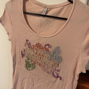 Animagemella rhinestone top “rare” Authentic